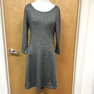 Patagonia Gray Long Sleeve Short Dress